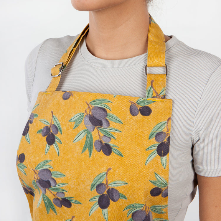 Olives Cotton Chef's Apron
