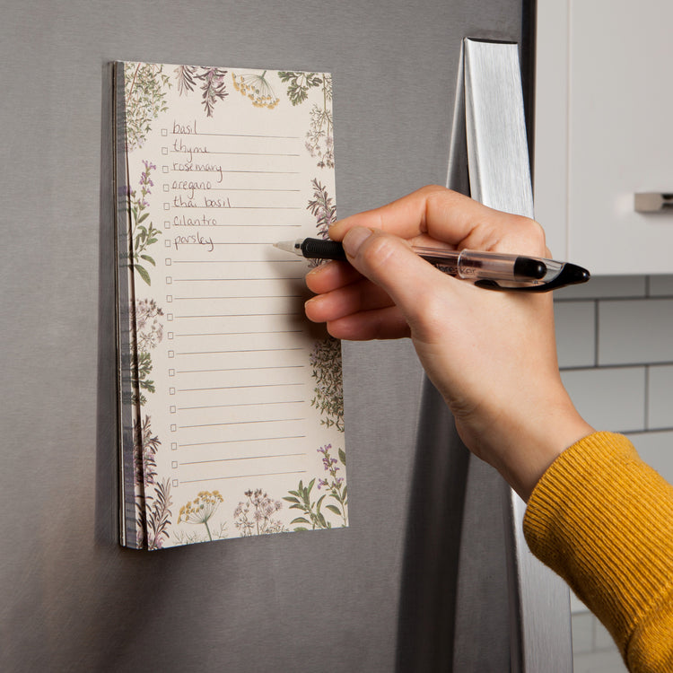 Garden Herbs List It Magnetic Notepad