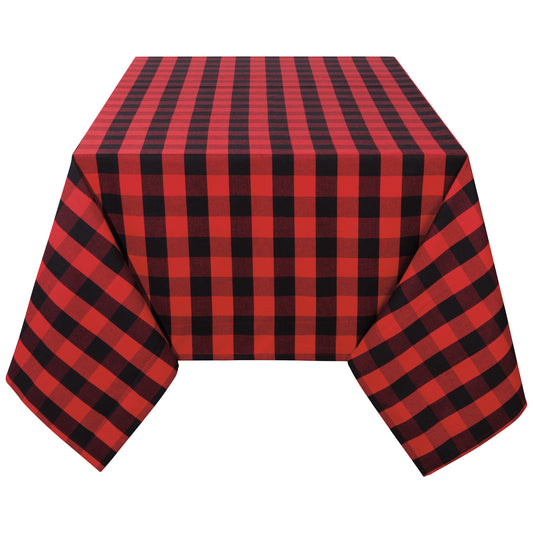 Red Buffalo Check Second Spin Tablecloth 60 X 90 Inches