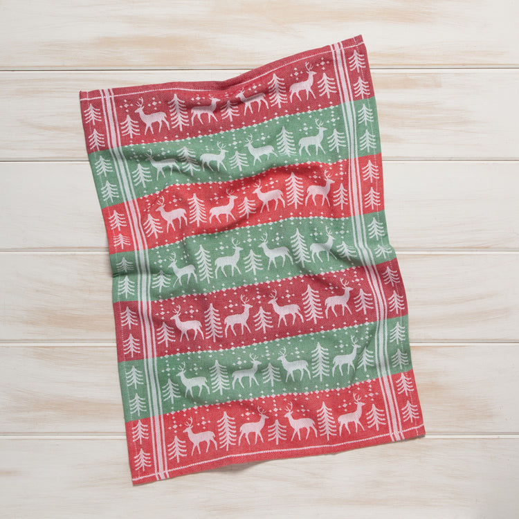 Nordic Night Jacquard Dishtowel