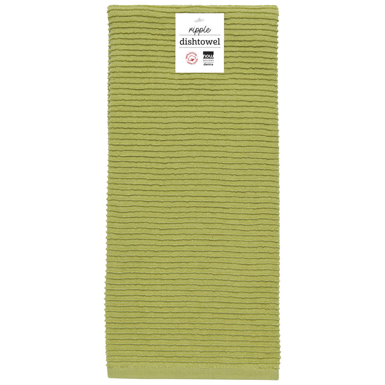 Ripple Cactus Green Dishtowel
