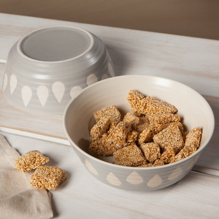 Gray Imprint Bowl
