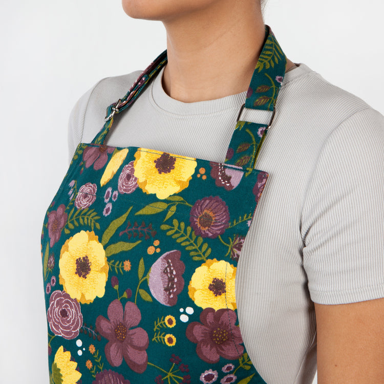 Adeline Chef's Cotton Kitchen Apron