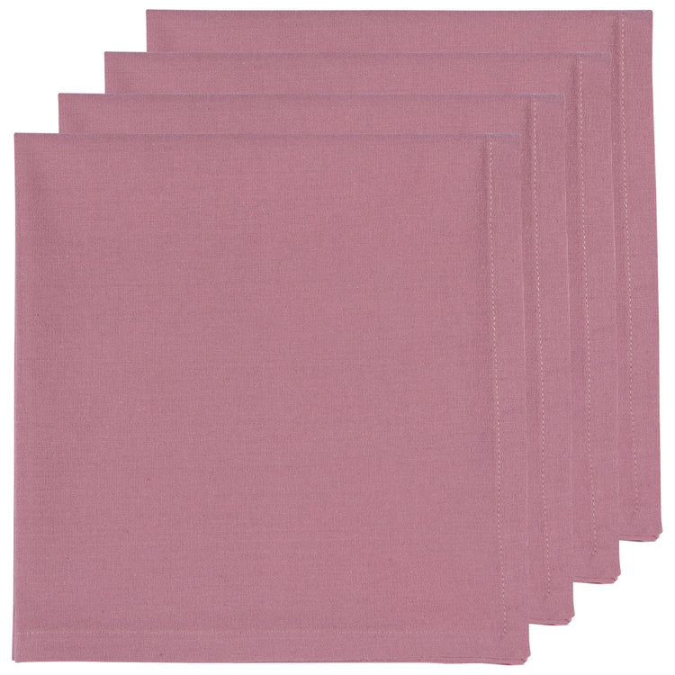 Spectrum Cotton Napkins Mauve Set of 4