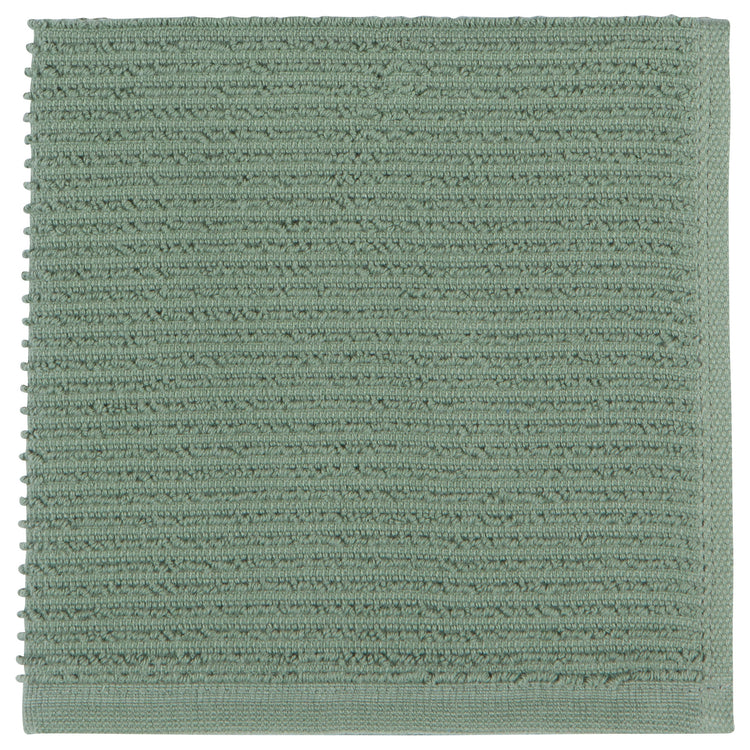 Ripple Elm Green Dishcloths Set of 2