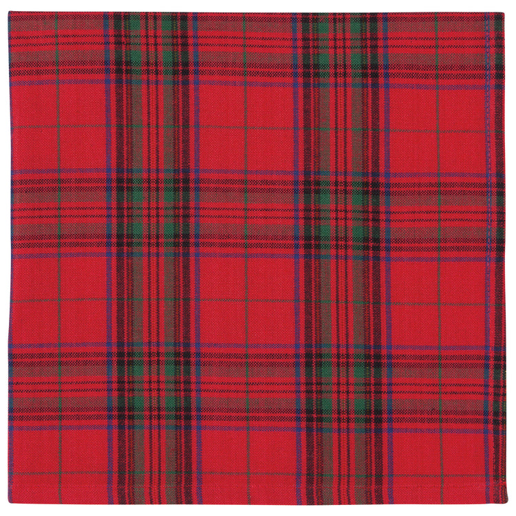 Christmas Plaid Woven Napkins Set of 4