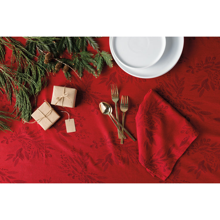 Wintersong Jacquard Tablecloth 90 x 60 Inches