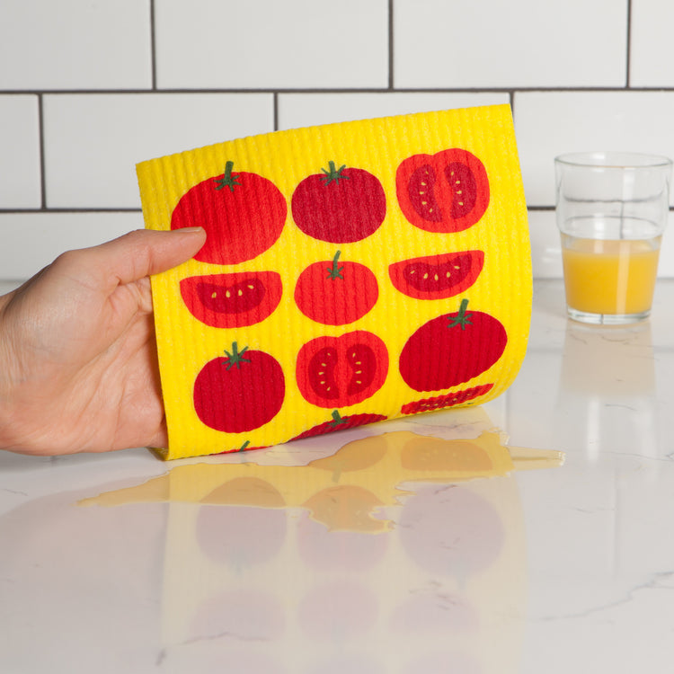 Tomatoes Swedish Dishcloth