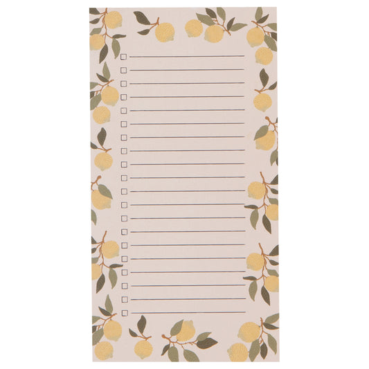 Lemons List It Magnetic Notepad