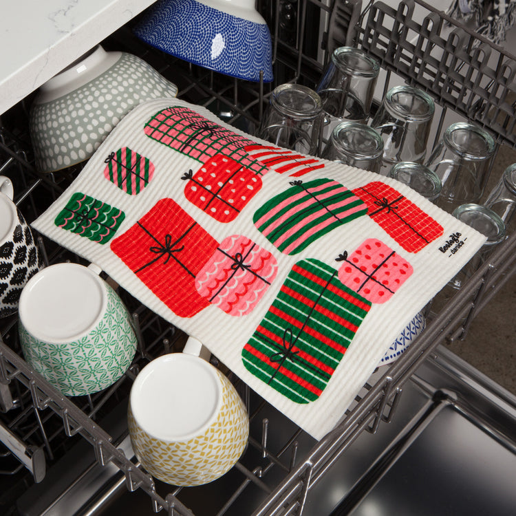 Winter Wheels Swedish Sponge Towel