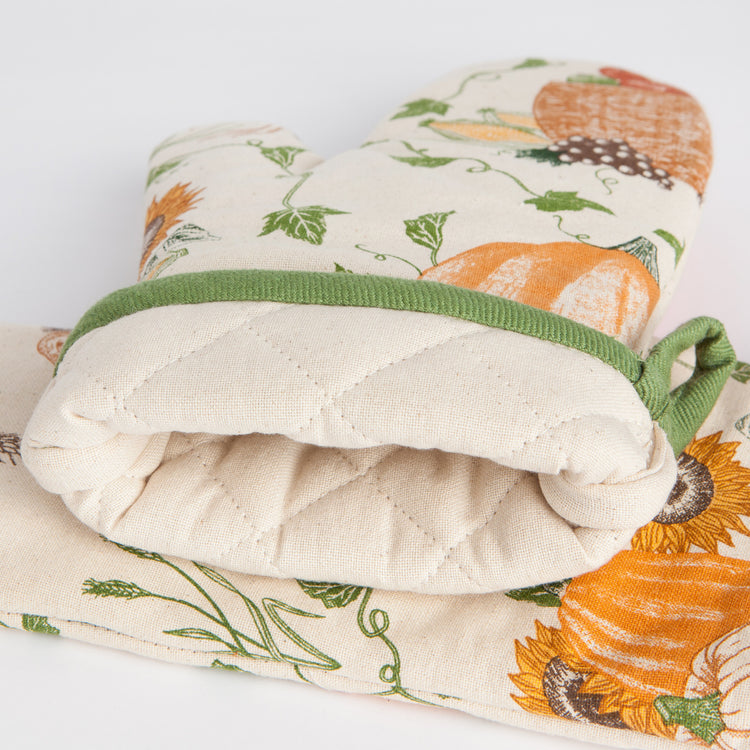 Cornucopia Spruce Oven Mitt