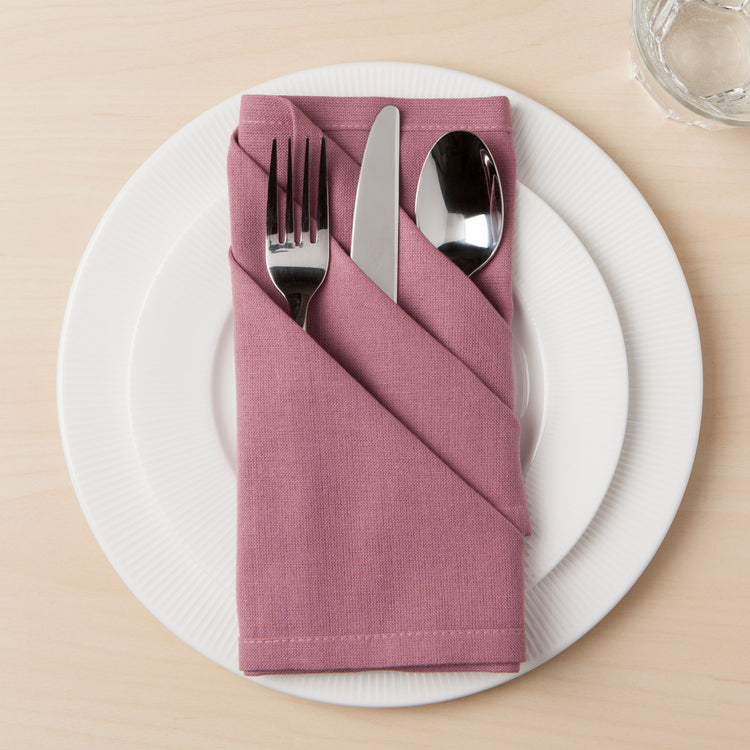 Spectrum Cotton Napkins Mauve Set of 4