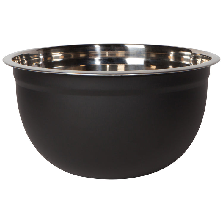 Matte Steel Black Mixing Bowls Set of 3