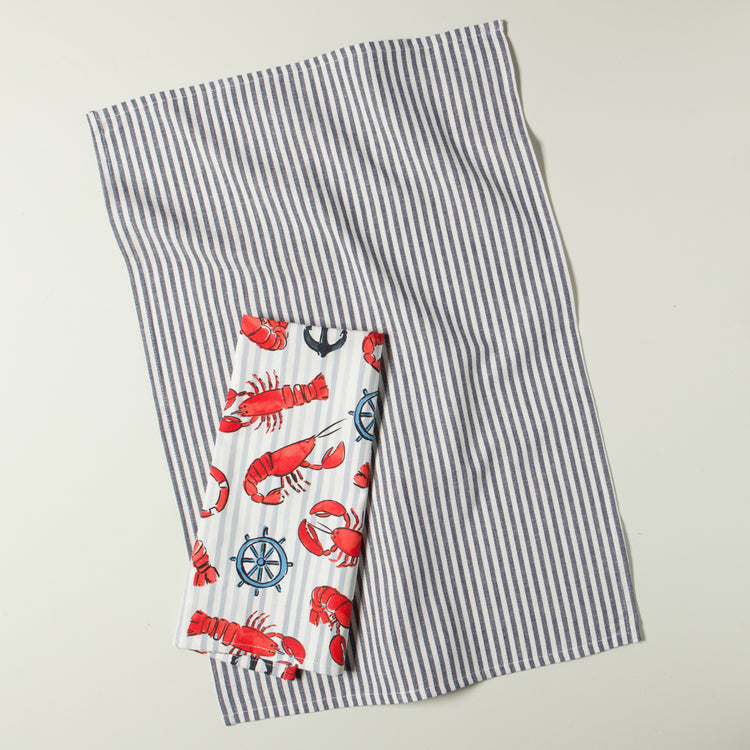 Lobster Coordinated Dishtowels Set of 2