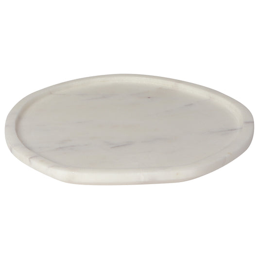 Atlas White Marble Plate