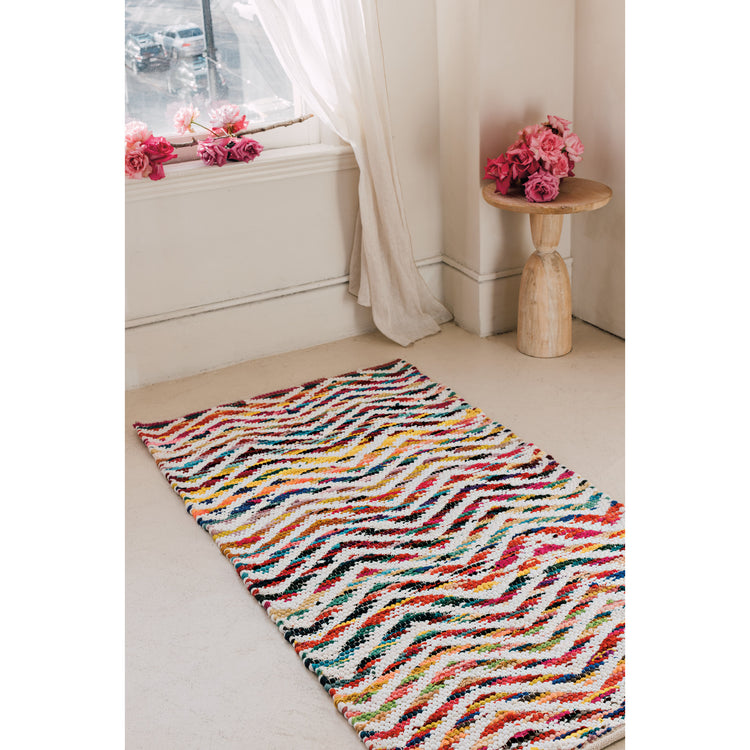 Revelry Cotton Chindi Rug 3 x 5 Ft