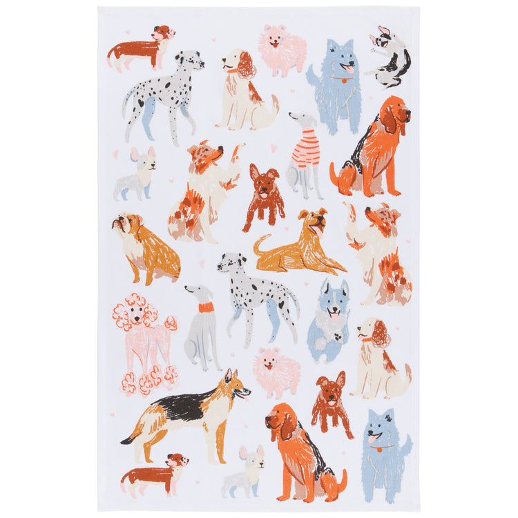 Puppos Dishtowels Set of 20 with Counter Display Unit
