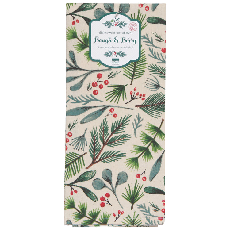 Bough & Berry Coordinated Dishtowels Set of 2
