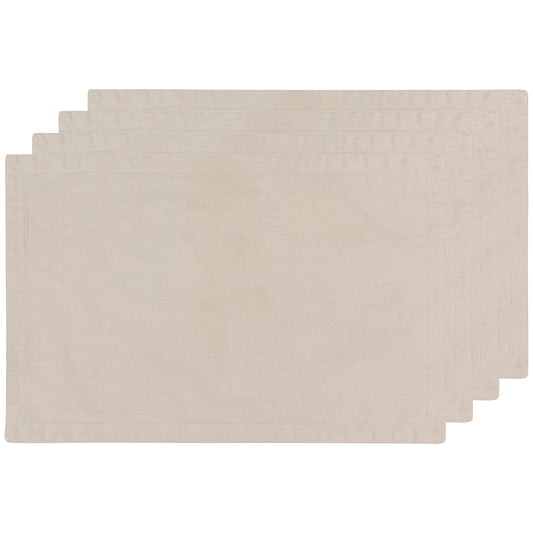 Dove Gray Stonewash Placemats Set of 4