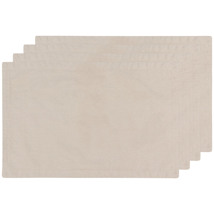 Dove Gray Stonewash Placemats Set of 4