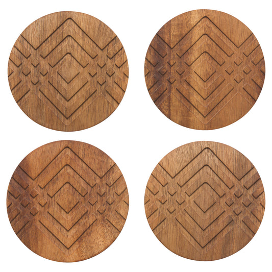 Facet Geo Coasters Set of 4