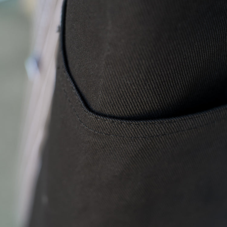 Solid Black Oversized Mightly Apron