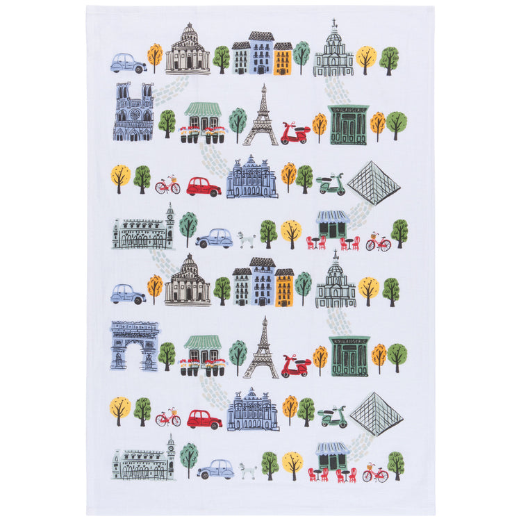 Meet Me In Paris Bakers Floursack Dishtowel Set of 3