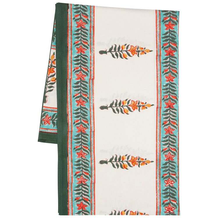 Marigold Block Print Tablecloth 90 x 60