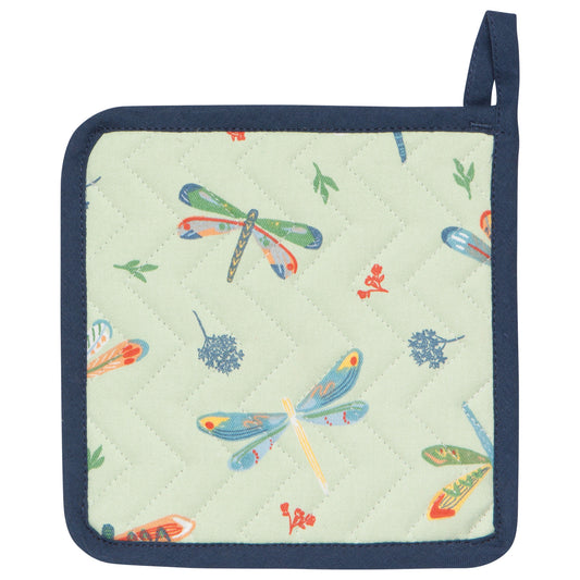 Dragonfly Cotton Quilted Pot Holder