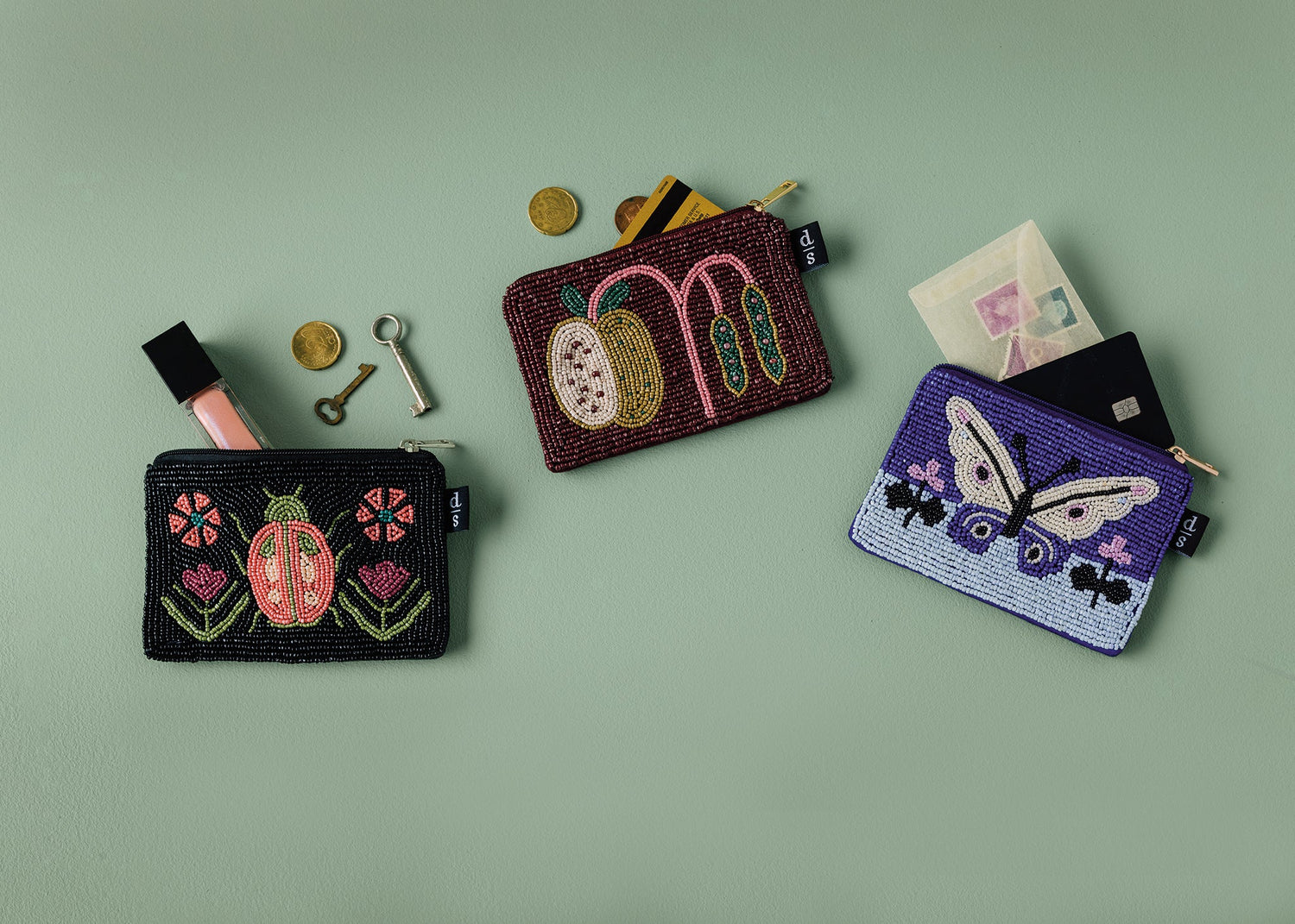 Cosmetic Pouches & Coin Purses