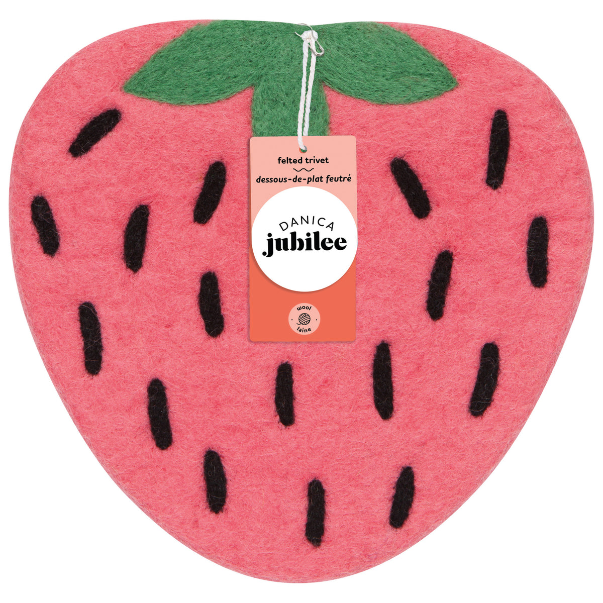 Berry Sweet Felt Wool Trivet