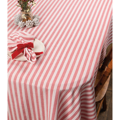 Peppermint Stripe Tablecloth 60x84 inch