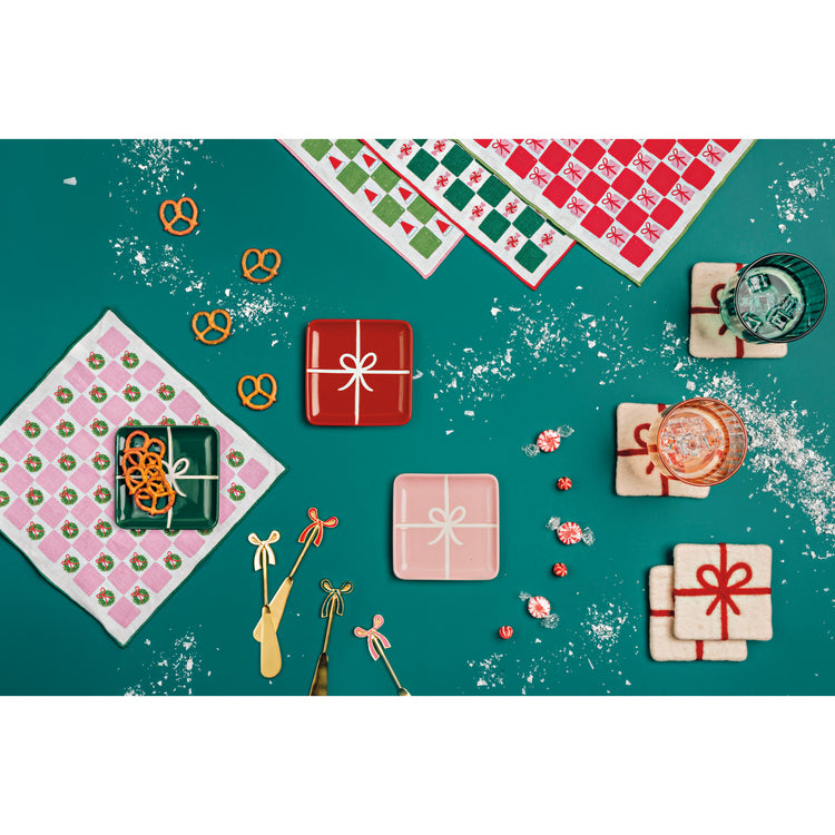 Tiny Traditions Christmas Printed Cocktail Napkins Set of 4 Assorted