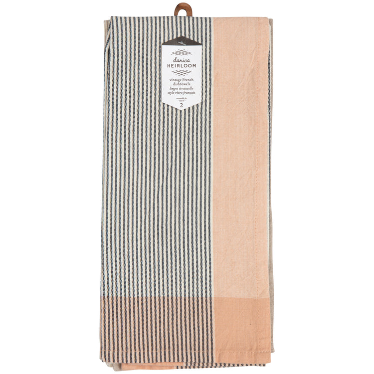 Nectar Array Stripe Dishtowel Set of 2