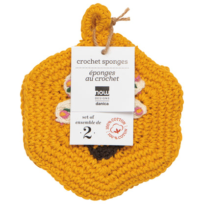 Bee Garden Crochet Sponges Set of 2