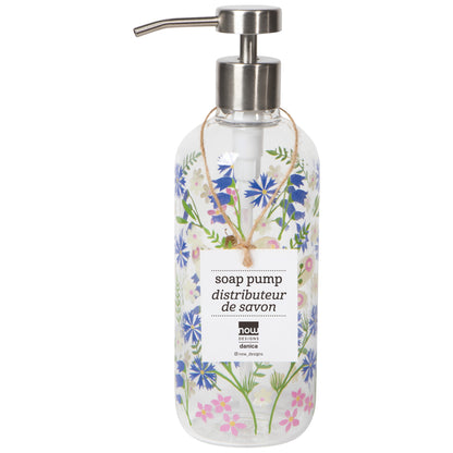 Bee Garden Glass Soap Pump