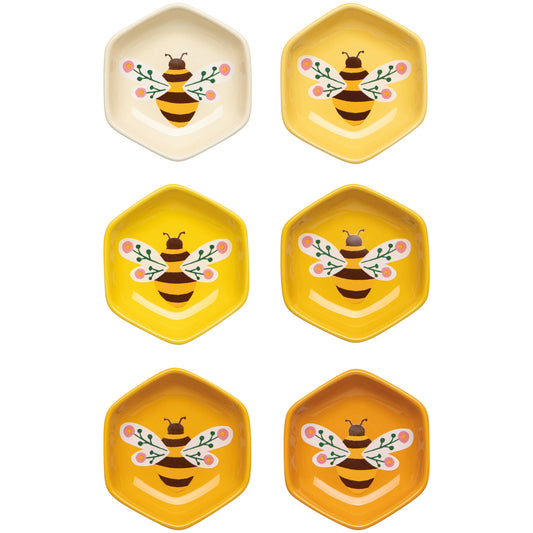 Bee Garden Pinch Bowls Set of 6