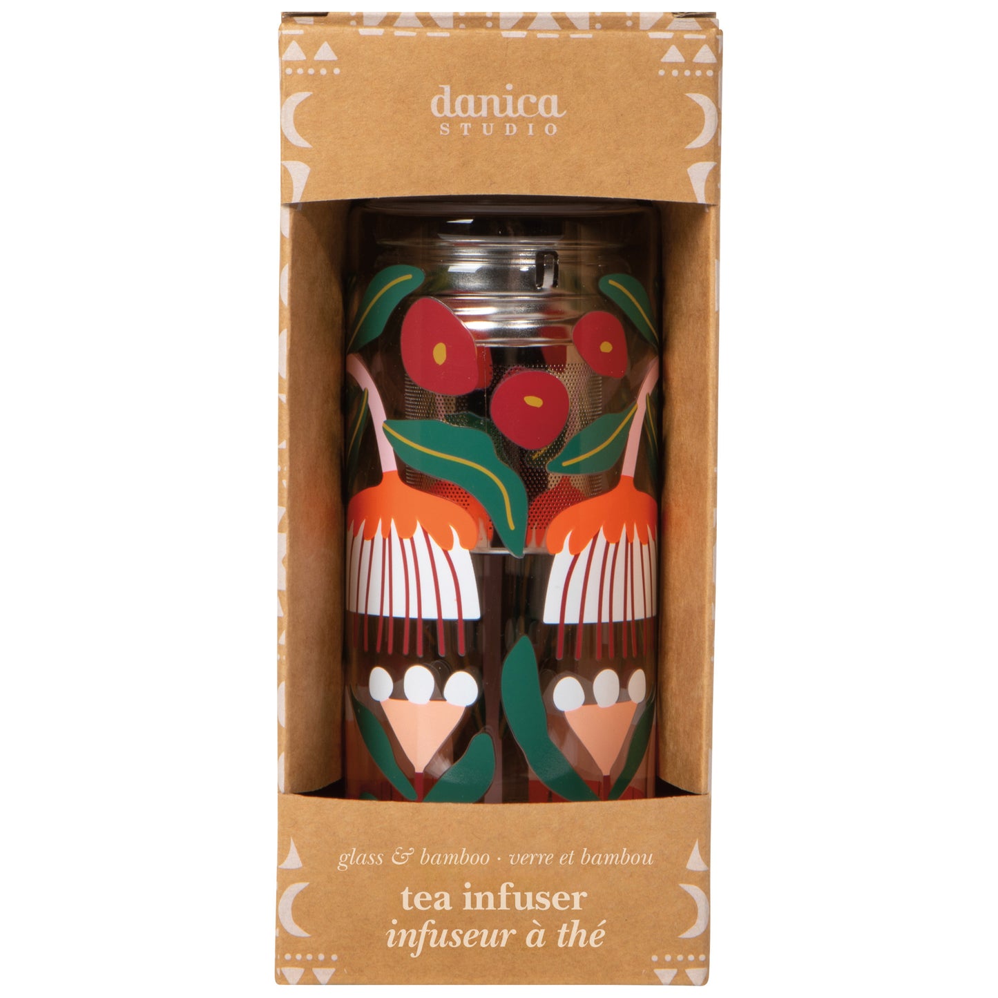 Venus Glass Tea Infuser Bottle