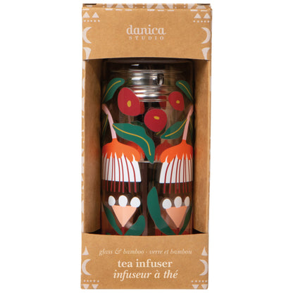 Venus Glass Tea Infuser Bottle
