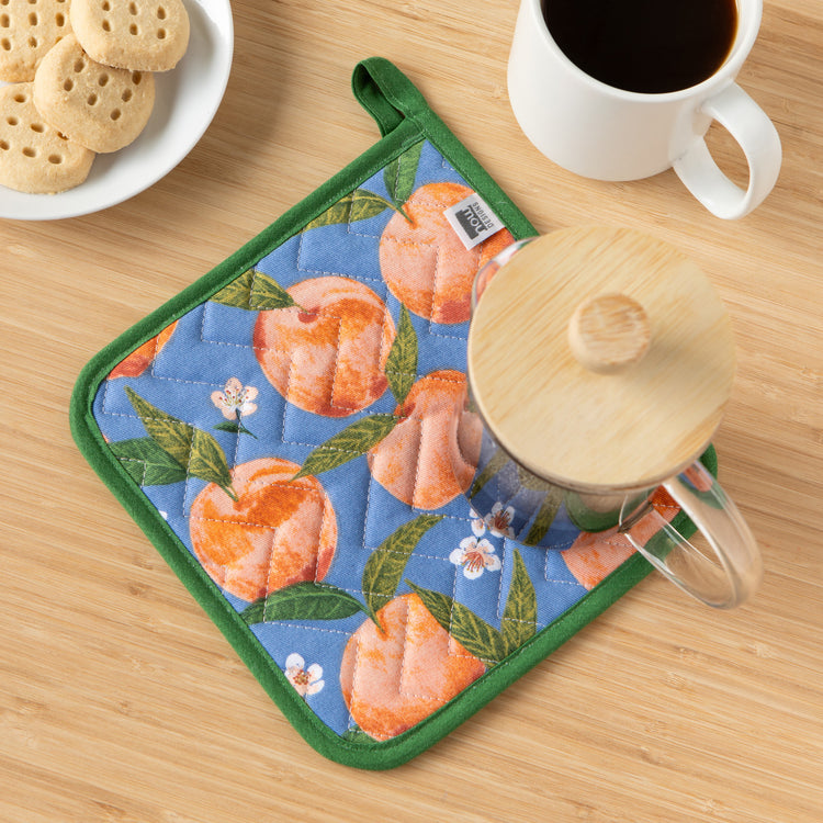 Peaches Potholder