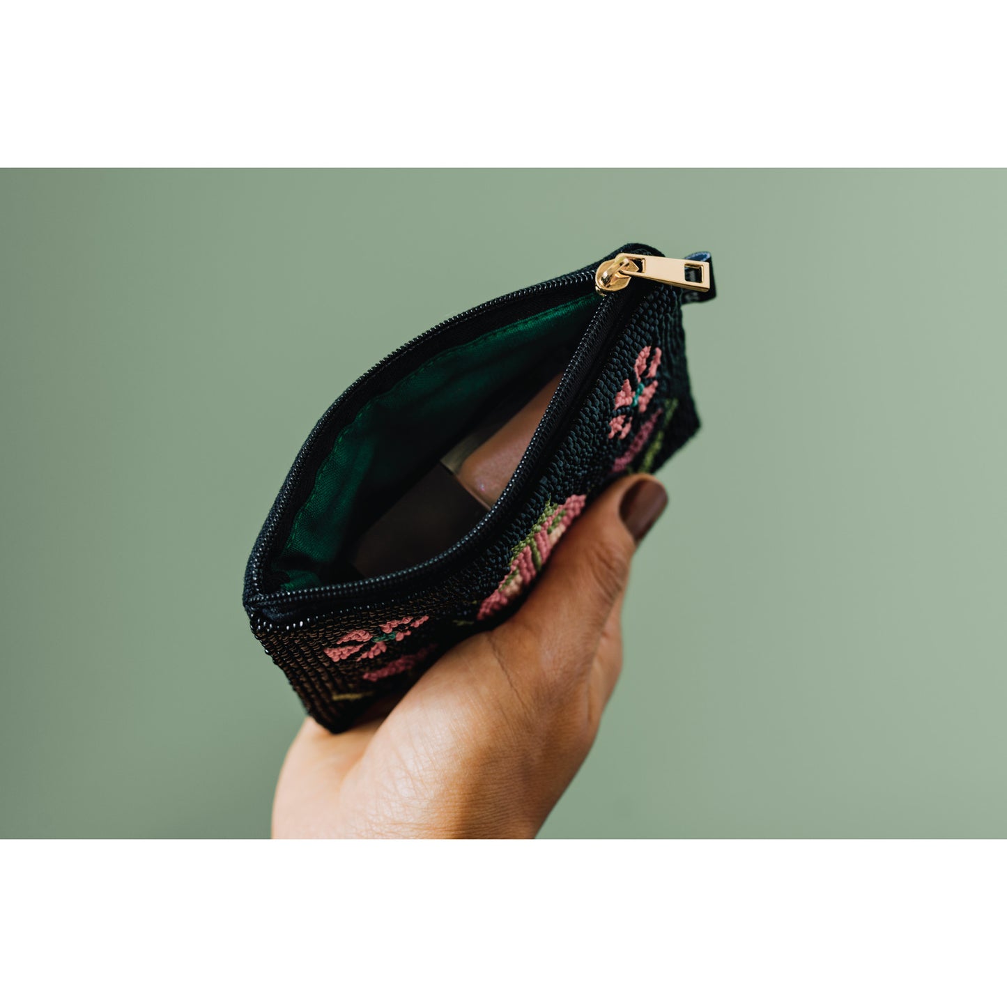 Amulet Beaded Pouch