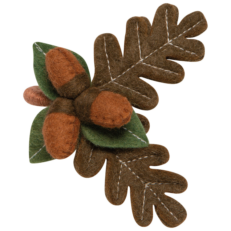 Oak and Acorn Felt Napkin Ring