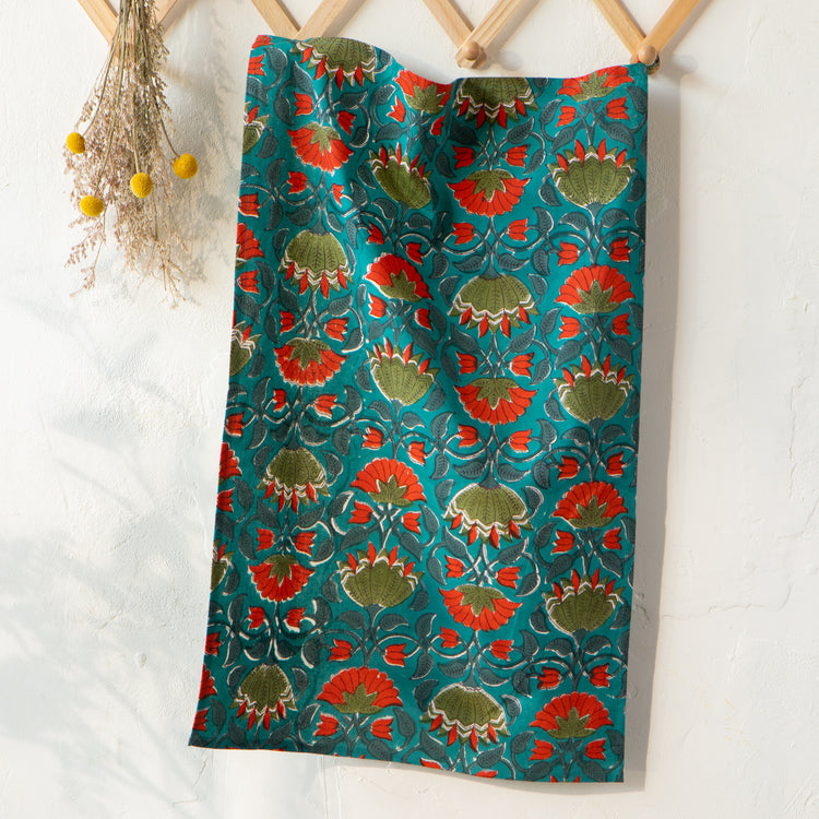 Allure Block Print Dishtowel