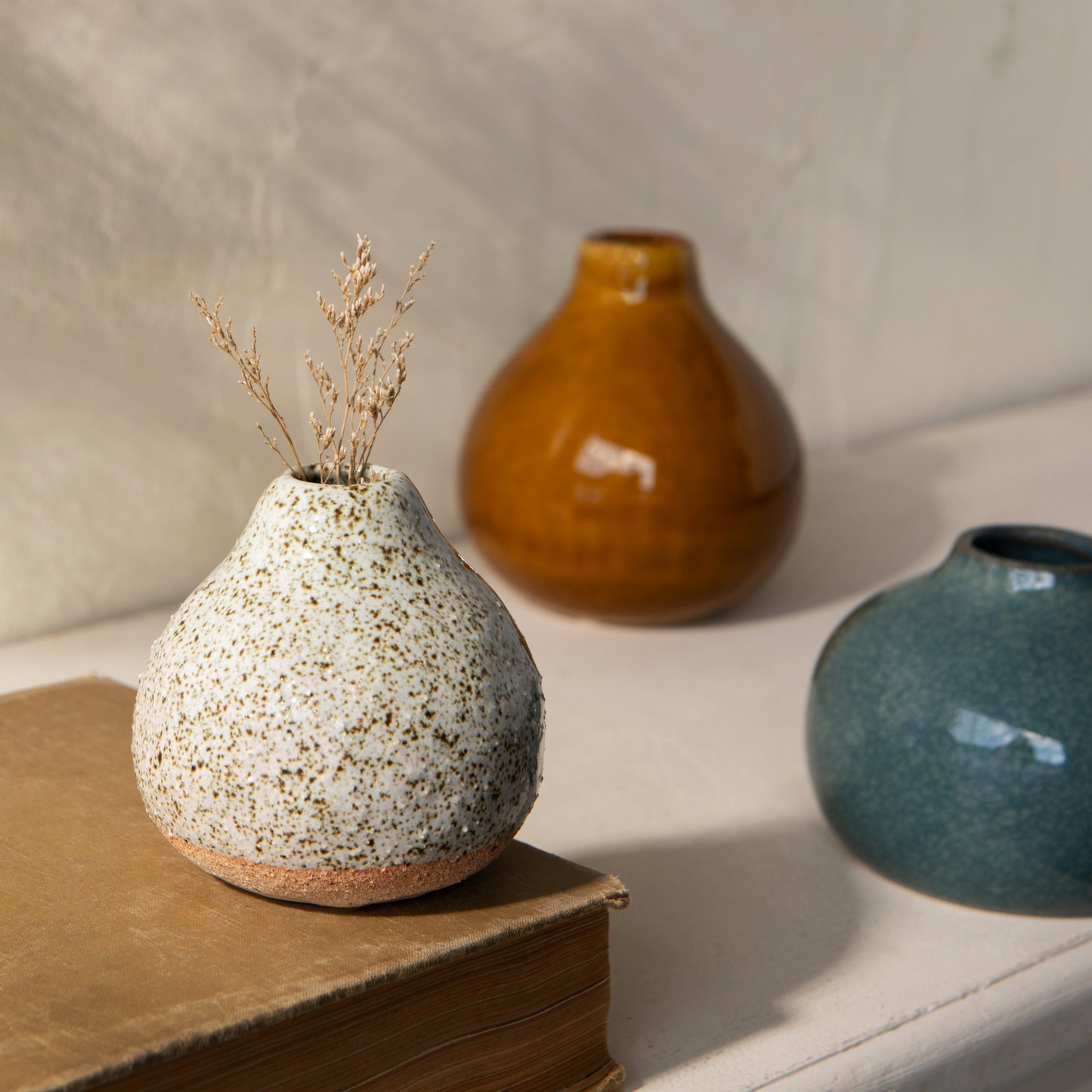 Fleck Ceramic Bud Vase
