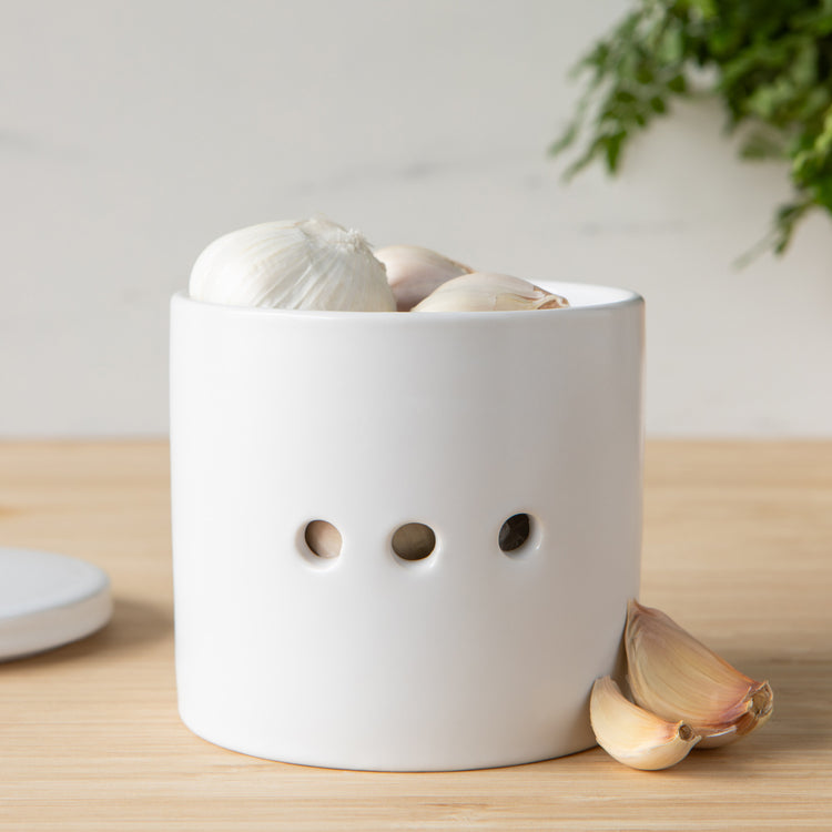 Matte White Garlic Keeper