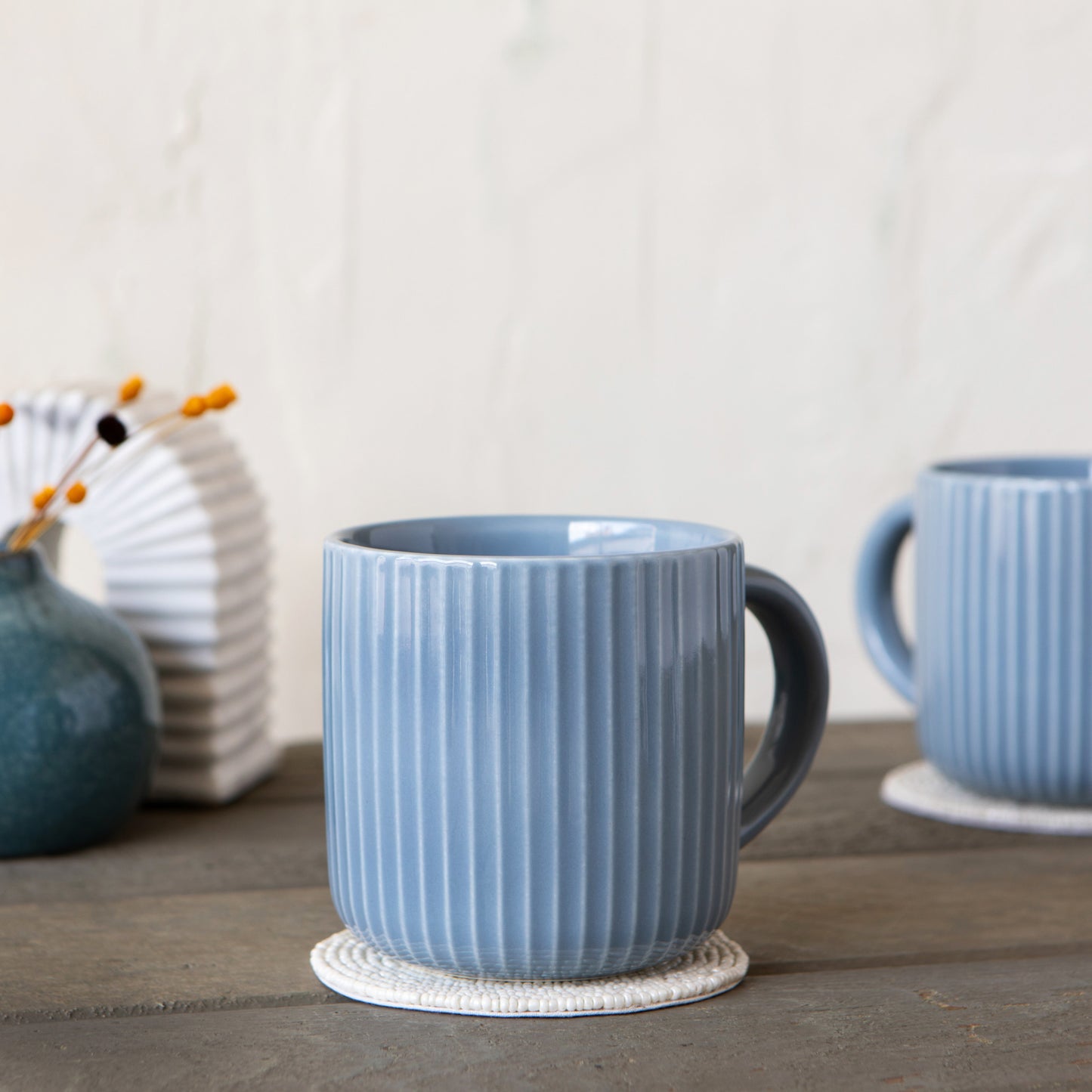 Fluted Mug - Ocean