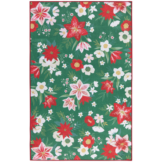 Amaryllis Christmas Recycled Microfibre Dishtowel