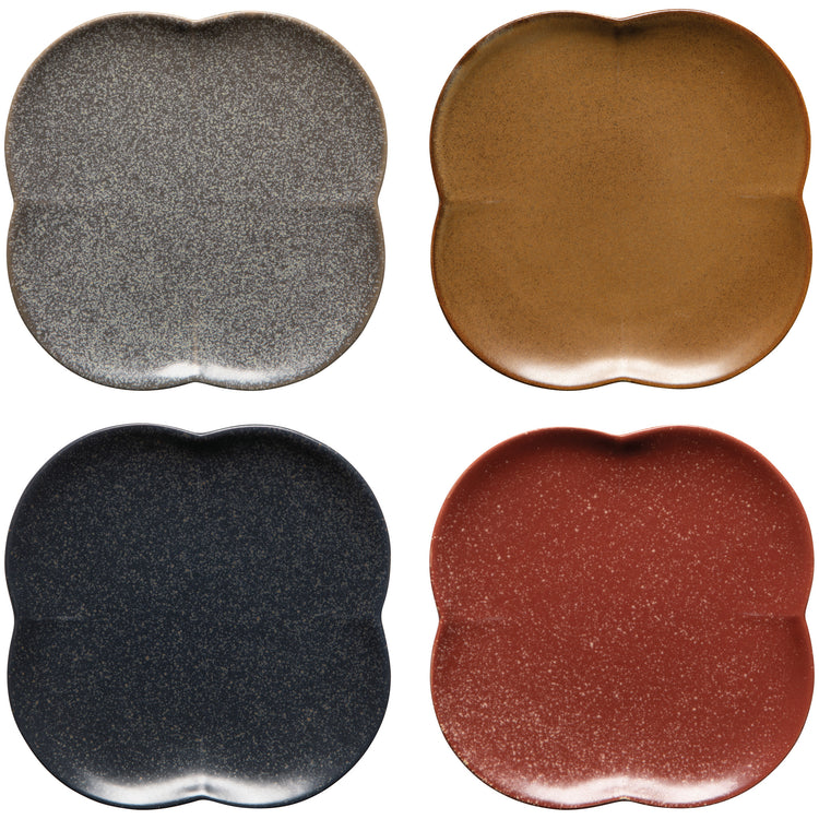 Roselle Plates Set of 4 assorted