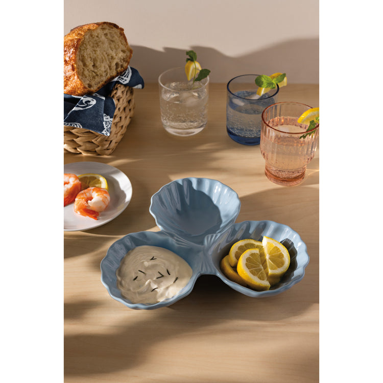 Seashell Divided Dish