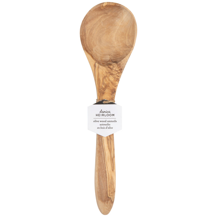 Olive Wood Curved Spoon